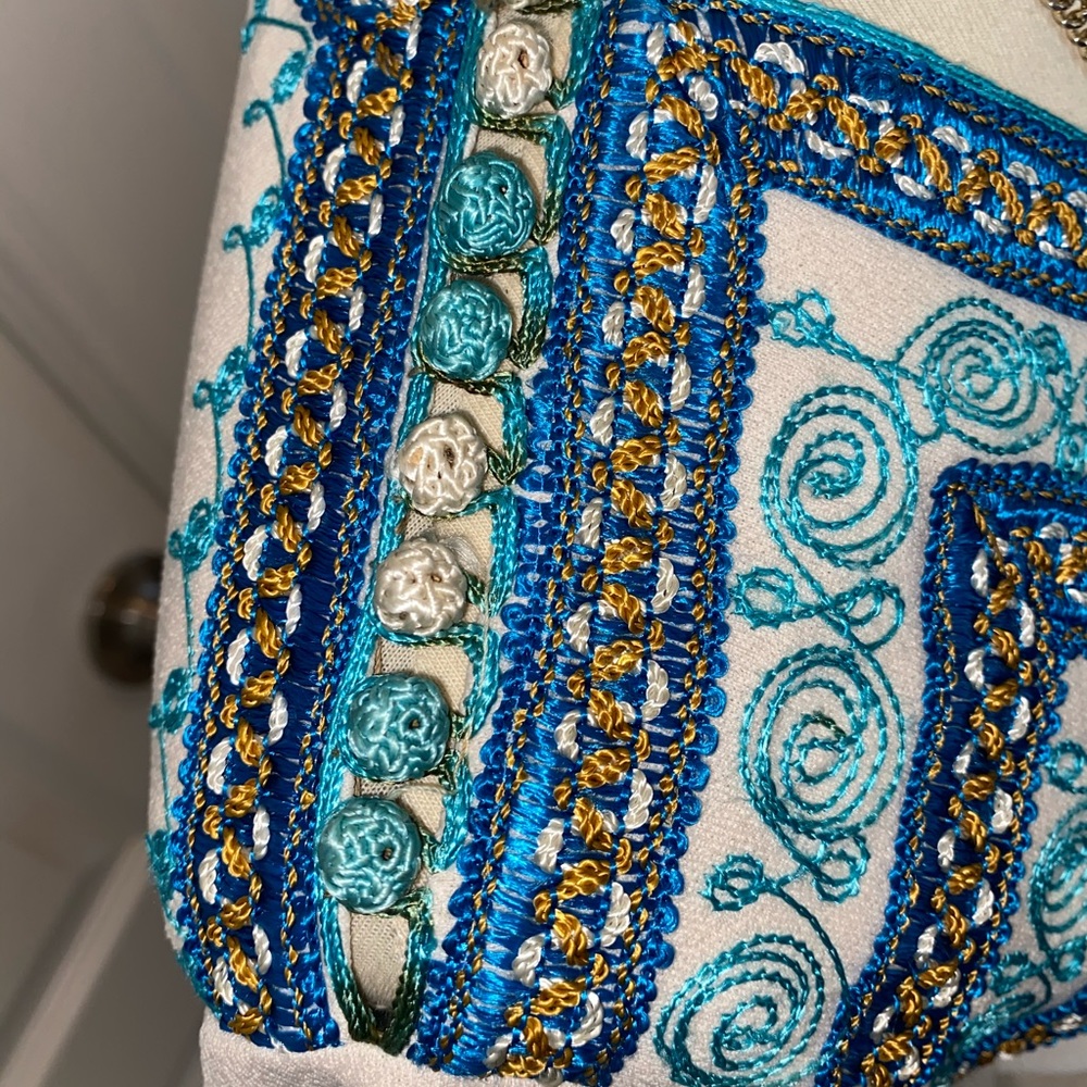 Vintage 60’s /70’s, handmade embroidered caftan kaftan - Picture 4 of 16